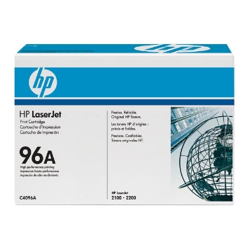 Show details for HP C4096A (HP 96A) Black Toner Cartridge (5000 Yield) Picture of HP C4096A (HP 96A) Black Toner Cartridge (5000 Yield)