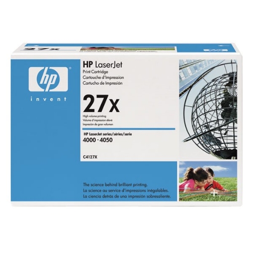 Picture of HP C4127X (HP 27X) High Yield Black Toner Cartridge (10000 Yield)