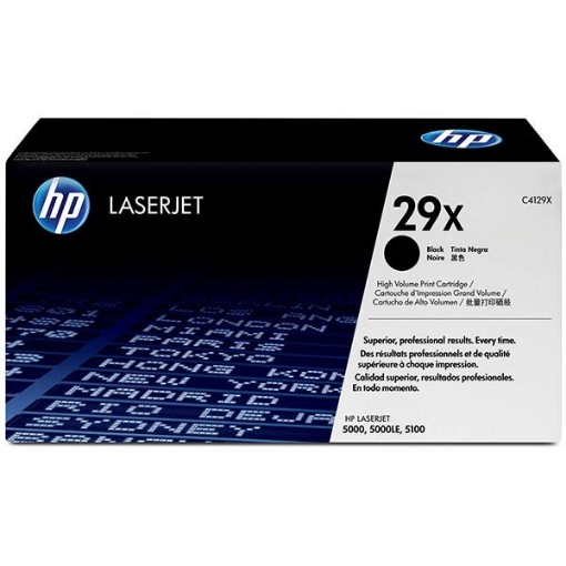 Picture of HP C4129X (HP 29X) OEM High Yield Black Toner Cartridge