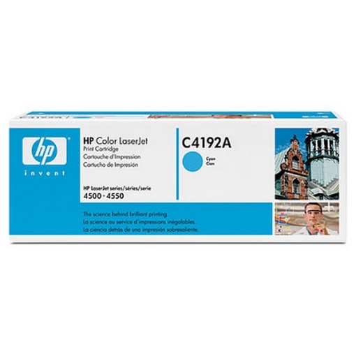 Picture of HP C4192A OEM Cyan Toner Cartridge