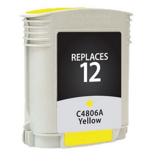 Picture of Compatible C4806A (HP 12) Compatible HP Yellow Inkjet Cartridge