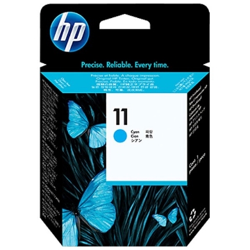 Show details for HP C4811A (HP 11) OEM Cyan Inkjet Cartridge Printhead Picture of HP C4811A (HP 11) OEM Cyan Inkjet Cartridge Printhead