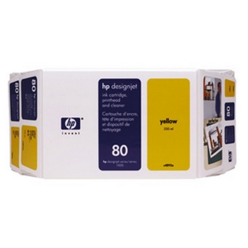 Show details for HP C4893A (HP 80) OEM Yellow Print Cartridge Picture of HP C4893A (HP 80) OEM Yellow Print Cartridge