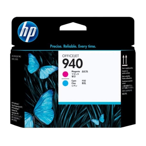 Picture of HP C4901A (HP 940) OEM Cyan, Magenta Printhead Inkjet Cartridge