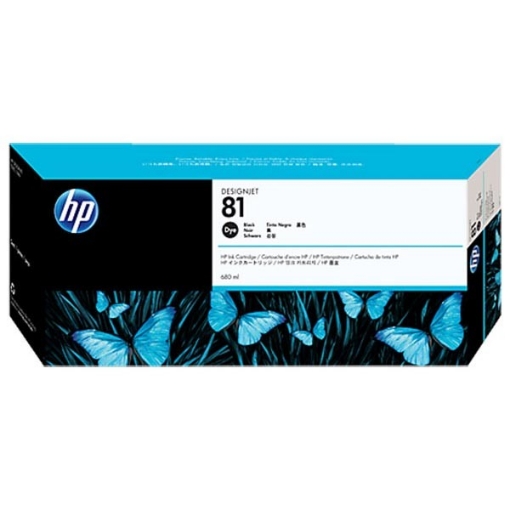 Picture of HP C4930A (HP 81) OEM Black Inkjet Cartridge