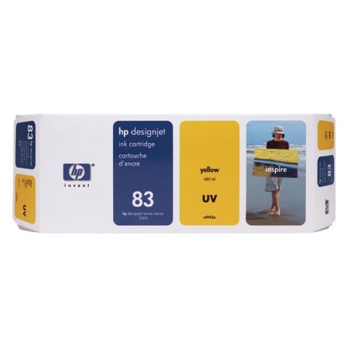 Picture of HP C4943A (HP 83) OEM Yellow Inkjet Cartridge