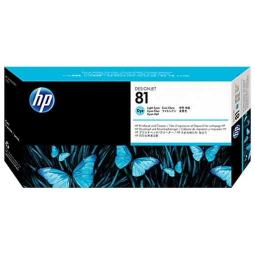 Picture of HP C4954A (HP 81) OEM Light Cyan Dye Printhead / Cleaner