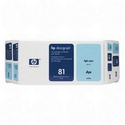 Picture of HP C4994A (HP 81) OEM Light Cyan Cartridge / Printhead / Cleaner (Value Pack)