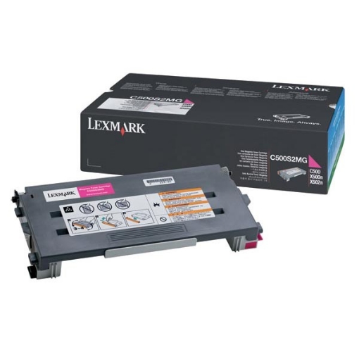 Picture of Lexmark C500S2MG OEM Magenta Laser Toner Cartridge