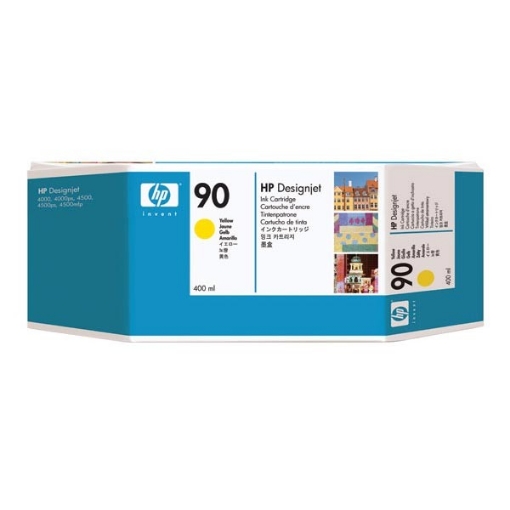 Picture of HP C5065A (HP 90) OEM Yellow Inkjet Cartridge