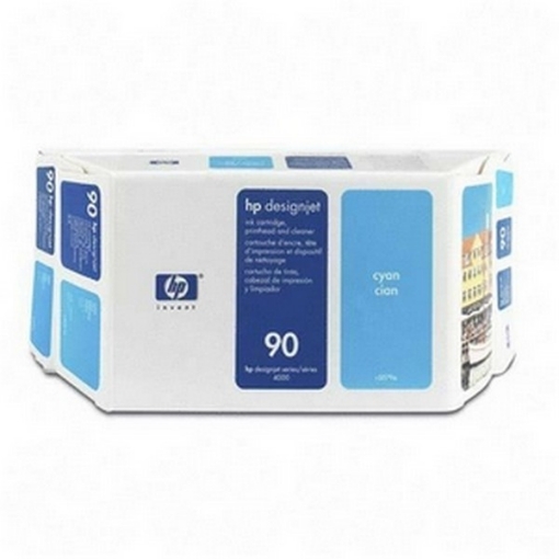 Picture of HP C5079A (HP 90) OEM Cyan Ink Cartridge (Value pack)