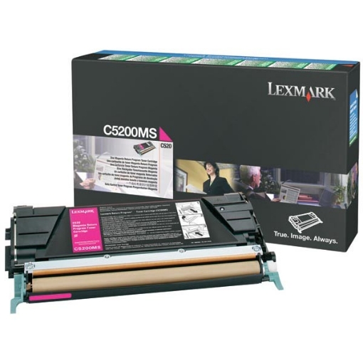 Picture of Lexmark C5200MS OEM Magenta Toner Cartridge