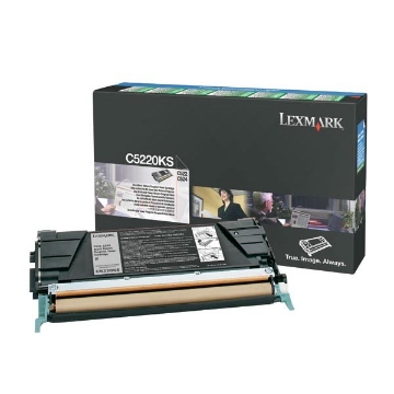 Show details for Lexmark C5220KS OEM Black Toner Cartridge Picture of Lexmark C5220KS OEM Black Toner Cartridge