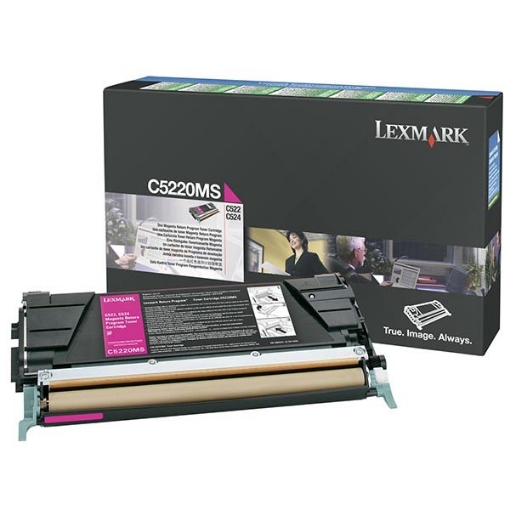 Picture of Lexmark C5220MS Magenta Toner Cartridge (3000 Yield)