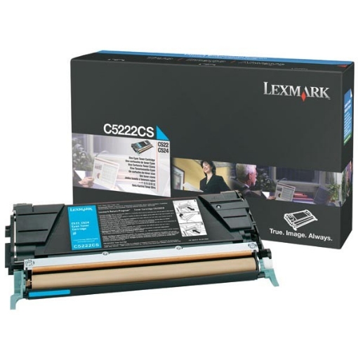 Picture of Lexmark C5222CS OEM Cyan Toner Cartridge