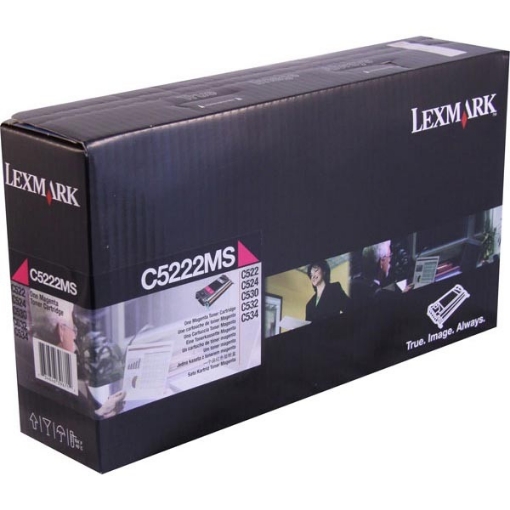 Picture of Lexmark C5222MS OEM Magenta Toner Cartridge