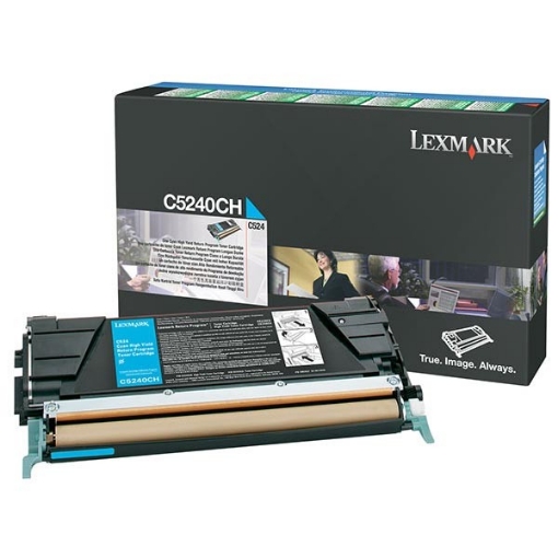 Picture of Lexmark C5240CH OEM Cyan Toner