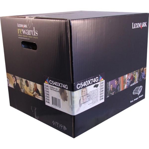 Picture of Lexmark C540X74G OEM Black / Color Imaging Kit