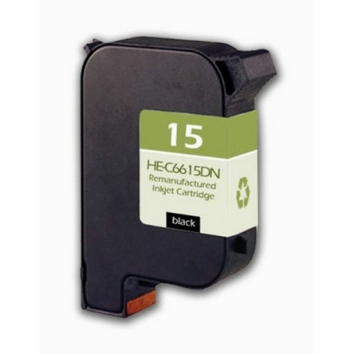 Picture of Remanufactured C6615DN (HP 15) Black Inkjet Cartridge (600 ml)