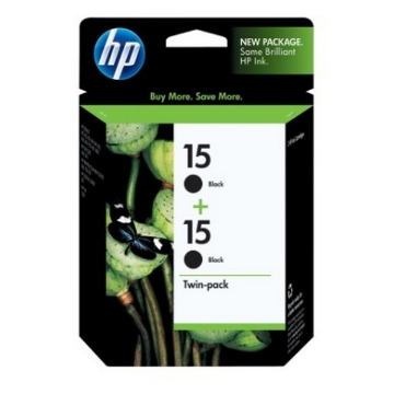 Show details for HP C6653FN (HP 15) OEM Black Inkjet Cartridge (2 pk) Picture of HP C6653FN (HP 15) OEM Black Inkjet Cartridge (2 pk)