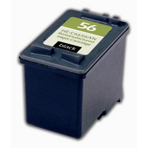 Picture of Remanufactured C6656AN (HP 56) Black Inkjet Cartridge (450 Yield)