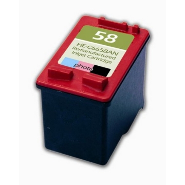 Show details for Remanufactured C6658AN (HP 58) Photo Inkjet Cartridge (390 Yield) Picture of Remanufactured C6658AN (HP 58) Photo Inkjet Cartridge (390 Yield)