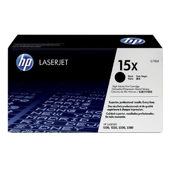 Show details for HP C7115X (HP 15X) High Yield Black Toner Cartridge (3500 Yield) Picture of HP C7115X (HP 15X) High Yield Black Toner Cartridge (3500 Yield)