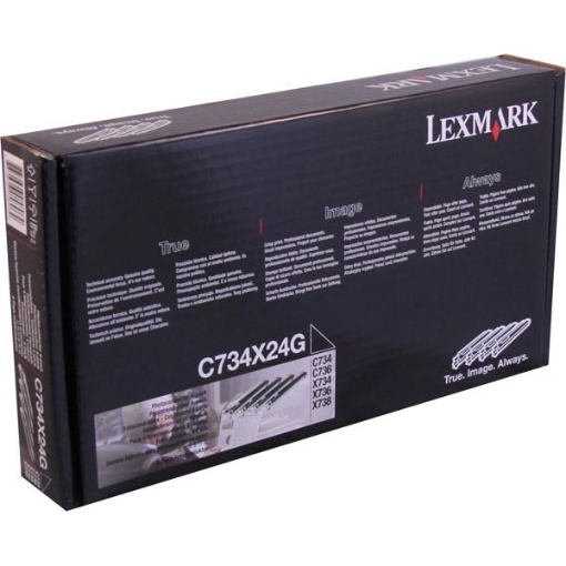 Picture of Lexmark C734X24 OEM Photoconductor Unit (4 pk)