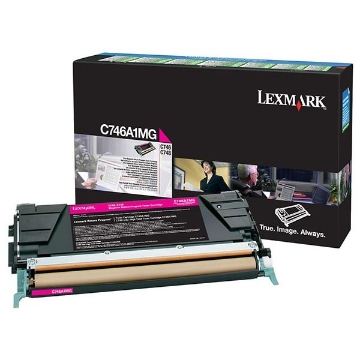 Show details for Lexmark C746A1MG OEM Magenta Toner Picture of Lexmark C746A1MG OEM Magenta Toner