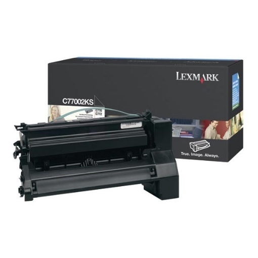 Picture of Lexmark C7702KS OEM Black Print Cartridge