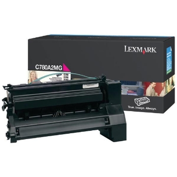 Show details for Lexmark C780A2MG OEM Magenta Print Cartridge Picture of Lexmark C780A2MG OEM Magenta Print Cartridge