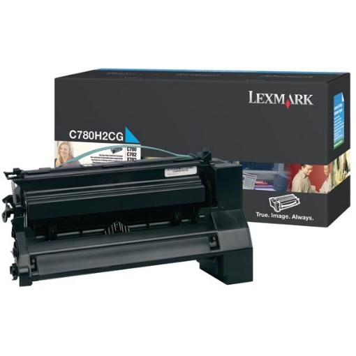 Picture of Lexmark C780H2CG OEM Cyan Print Cartridge