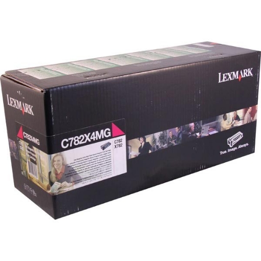 Picture of Lexmark C782X4M OEM Extra High Yield Magenta Toner Cartridge