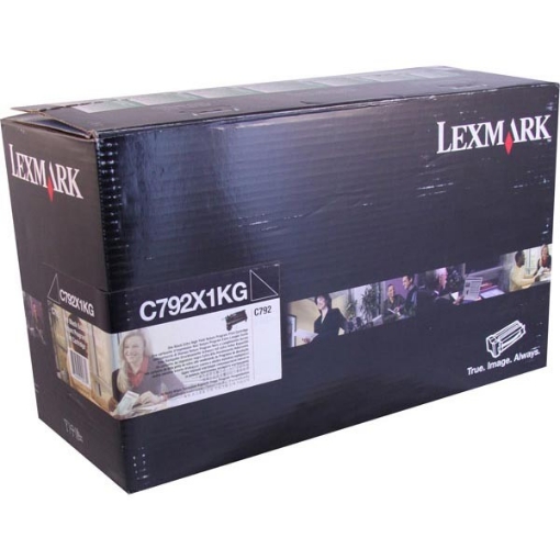 Picture of Lexmark C792X1KG (C792X2KG) OEM Extra High Yield Black Toner