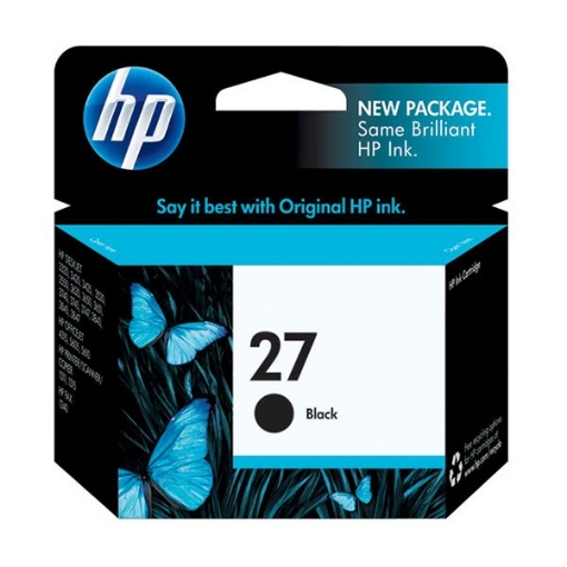 Picture of HP C8727AN (HP 27) OEM Black Inkjet Cartridge