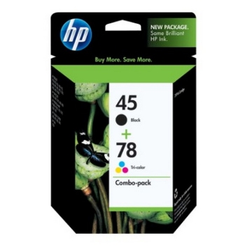 Show details for HP C8788FN (HP 45) OEM Black & Color Print Cartridge Picture of HP C8788FN (HP 45) OEM Black & Color Print Cartridge