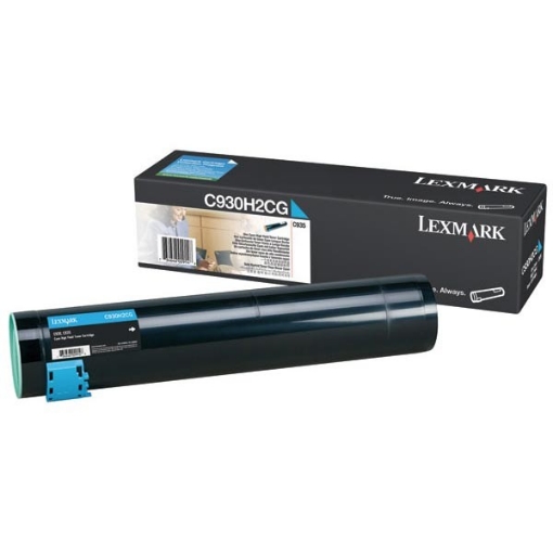 Picture of Lexmark C930H2CG OEM Cyan Print Cartridge