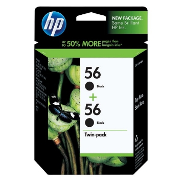Show details for HP C9319FN (HP 56) OEM Black Print Cartridge (2 pk) Picture of HP C9319FN (HP 56) OEM Black Print Cartridge (2 pk)