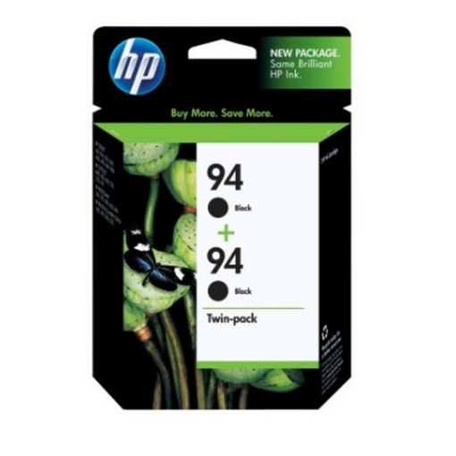 Picture of HP C9350FN (HP 94) OEM Black Print Cartridge (2 pk)