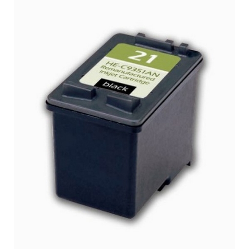 Picture of Remanufactured C9351AN (HP 21) Black Inkjet Cartridge (190 Yield)