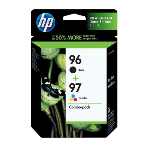 Picture of HP C9353FN (HP 96) OEM Black / Tri-Color Print Cartridge