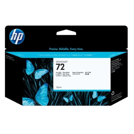 Picture of HP C9370A (HP 72) OEM Black Inkjet Cartridge