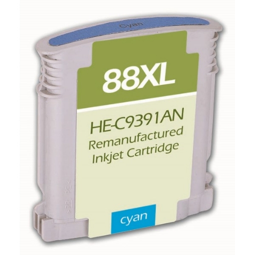 Picture of Remanufactured C9386AN (HP 88) High Yield Cyan Inkjet Cartridge (1540 Yield)