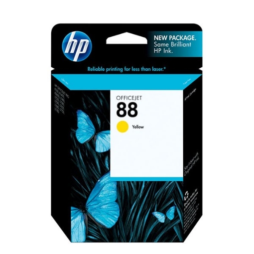 Picture of HP C9388AN (HP 88) OEM Yellow Inkjet Cartridge