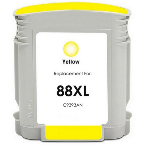 Picture of Remanufactured C9393AN (HP 88XL) High Yield Yellow Inkjet Cartridge (1540 Yield)