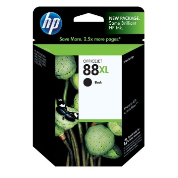 Show details for HP C9396AN (HP 88XL) OEM High Yield Black Inkjet Cartridge Picture of HP C9396AN (HP 88XL) OEM High Yield Black Inkjet Cartridge