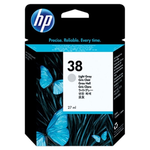 Picture of HP C9414A (HP 38) OEM Light Gray Inkjet Cartridge