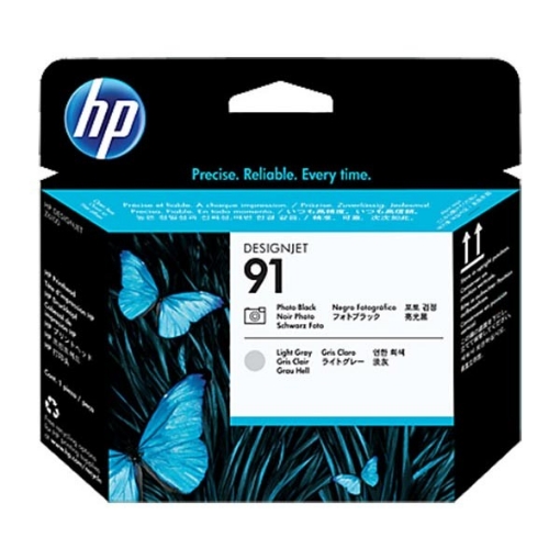 Picture of HP C9463A (HP 91) OEM Photo Black, Light Gray Printhead Inkjet Cartridge