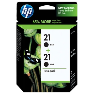 Show details for HP C9508FN (HP 21) OEM Black Inkjet Cartridge (2 pk) Picture of HP C9508FN (HP 21) OEM Black Inkjet Cartridge (2 pk)