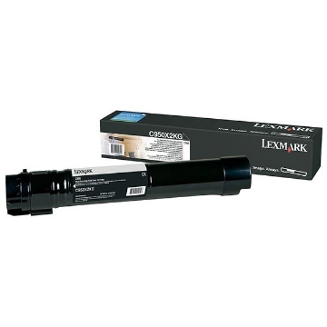 Show details for Lexmark C950X2KG OEM Extra High Yield Black Toner Cartridge Picture of Lexmark C950X2KG OEM Extra High Yield Black Toner Cartridge